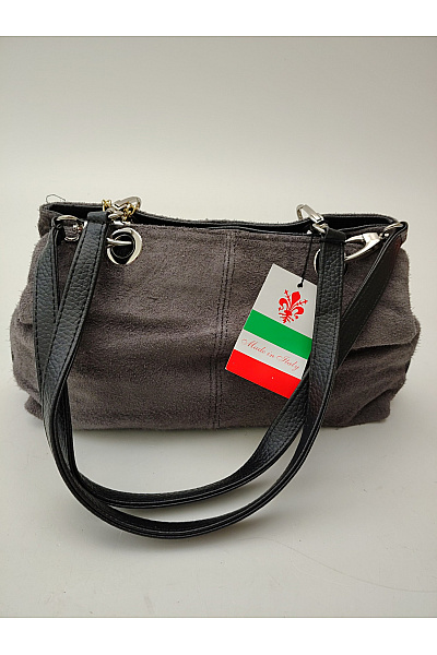 LIA BIASSONI Šedá měkká kabelka smart casual | LIA BIASSONI | obrázek 5
