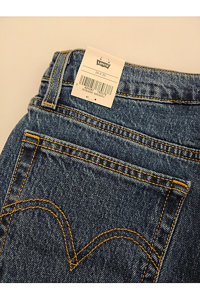 LEVIS Dámské bavlněné džíny rovné klasické Velikost US 26 x 30 | LEVIS | obrázek 7
