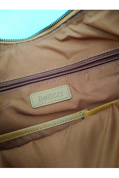 Bellice Kožená hnědá kabelka přes rameno smart casual | Bellice | obrázek 11