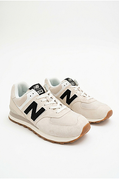 New Balance Pánské Tenisky 574 Béžové Černé Bílé Vel. EU 43