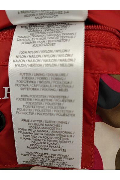 MARIKOO Červená prošívaná zimní bunda s kapucí Velikost 5XL | MARIKOO | obrázek 8