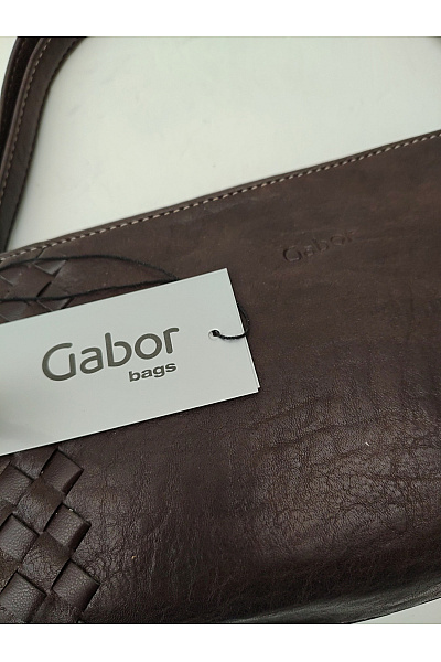 GABOR Hnědá crossbody kabelka s pleteným vzorem | GABOR | obrázek 3