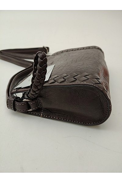 GABOR Hnědá crossbody kabelka s pleteným vzorem | GABOR | obrázek 5