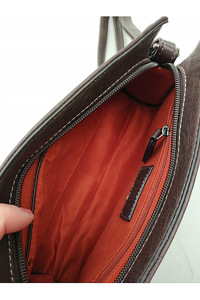 GABOR Hnědá crossbody kabelka s pleteným vzorem | GABOR | obrázek 9
