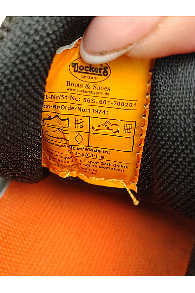 DOCKERS Dětské tenisky by Gerli s otočným zapínáním Černé Vel. EU 33 | DOCKERS | obrázek 8