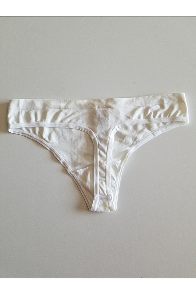 SAISEI Bílé dámské tanga kalhotky | SAISEI | obrázek 6