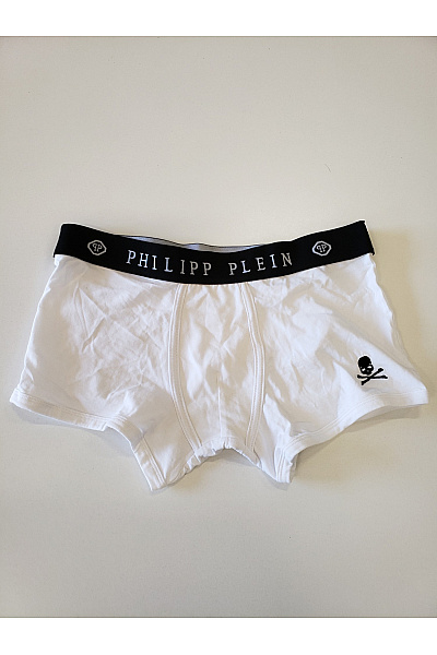 Philipp Plein Pánské bílé bavlněné boxerky s lebkou | Philipp Plein | obrázek 2