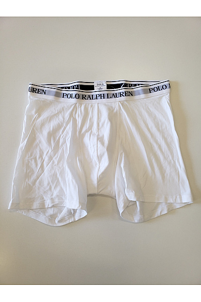 Ralph Lauren Bílé pánské bavlněné boxerky | Ralph Lauren | obrázek 2