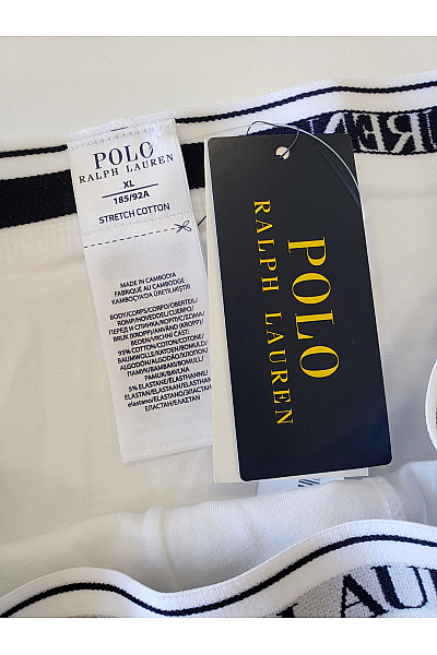 Ralph Lauren Bílé pánské bavlněné boxerky | Ralph Lauren | obrázek 4