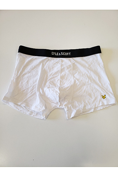 Lyle & Scott Bílé bavlněné pánské boxerky | Lyle & Scott | obrázek 2