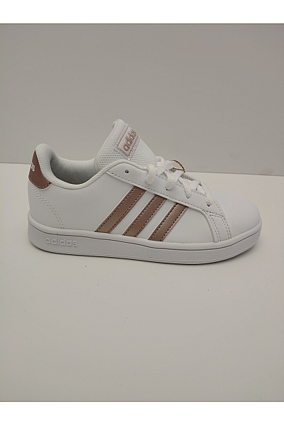 ADIDAS Dívčí tenisky bílé šněrovací volnočasové | ADIDAS | obrázek 2