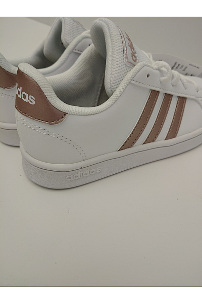ADIDAS Dívčí tenisky bílé šněrovací volnočasové | ADIDAS | obrázek 6