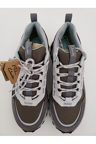 Clarks Pánské outdoorové tenisky šněrovací nepromokavé šedé | Clarks | obrázek 7