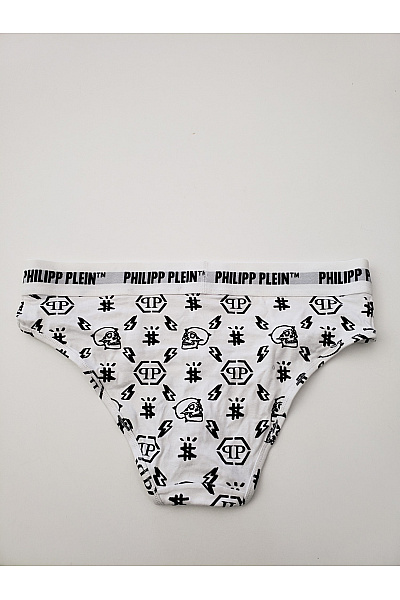 PHILLIP PLEIN Bavlněné dámské kalhotky s potiskem lebek | PHILLIP PLEIN | obrázek 4