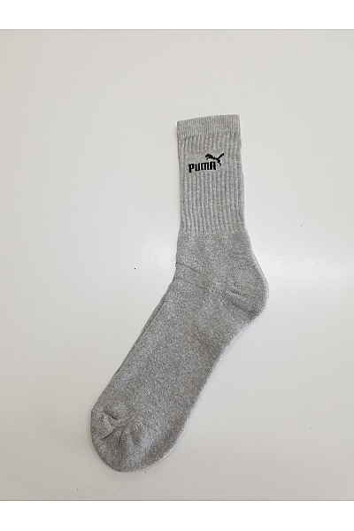 Puma Šedé žebrované Ponožky