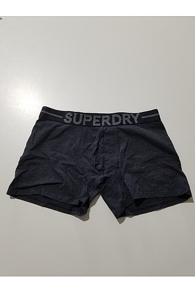 SUPERDRY Pánské šedé boxerky spodní prádlo | SUPERDRY | obrázek 9