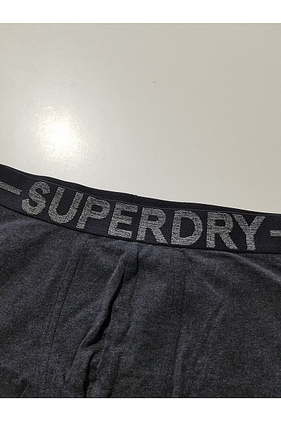 SUPERDRY Pánské šedé boxerky spodní prádlo | SUPERDRY | obrázek 11