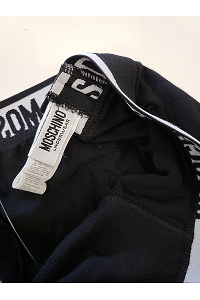 MOSCHINO Pánské černé boxerky spodní prádlo | MOSCHINO | obrázek 4