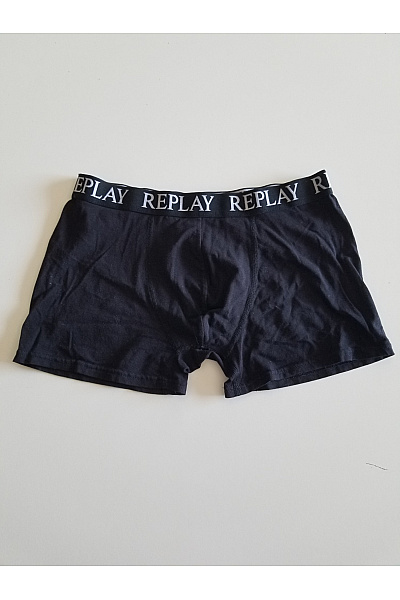 REPLAY pánské černé boxerky spodní prádlo | REPLAY | obrázek 2