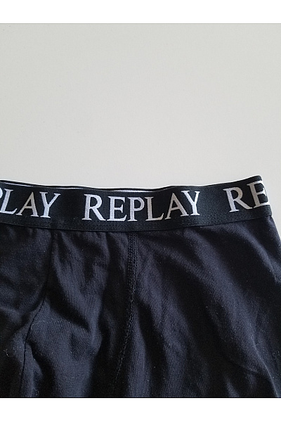 REPLAY pánské černé boxerky spodní prádlo | REPLAY | obrázek 7