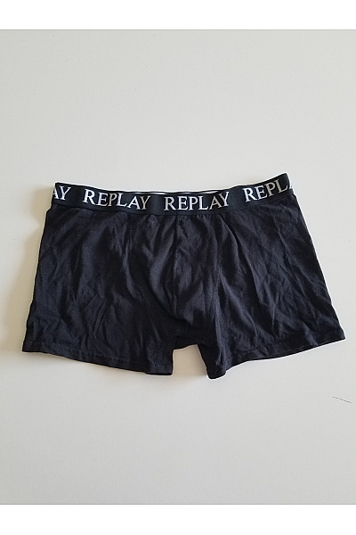 REPLAY pánské černé boxerky spodní prádlo | REPLAY | obrázek 10