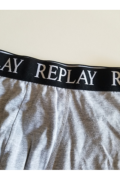REPLAY Pánské šedé boxerky | REPLAY | obrázek 8