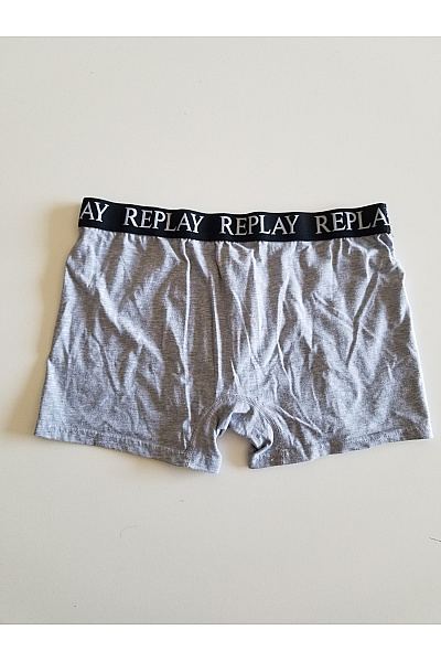 REPLAY Pánské šedé boxerky | REPLAY | obrázek 10