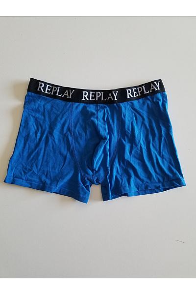 REPLAY Pánské modré boxerky | REPLAY | obrázek 2