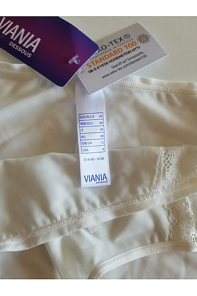 VIANIA Dámské bílé krajkové kalhotky | VIANIA | obrázek 2