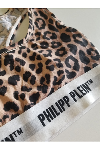 PLEIN SPORT Dámská sportovní podprsenka leopardí vzor | PLEIN SPORT | obrázek 3