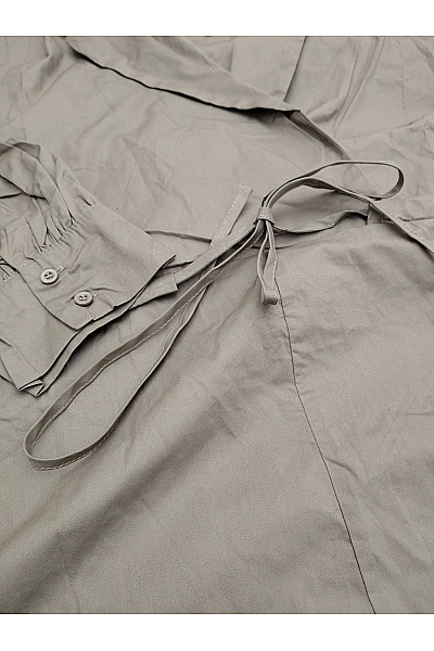 boohoo Dámský khaki bavlněný overal s dlouhým rukávem smart casual | boohoo | obrázek 5